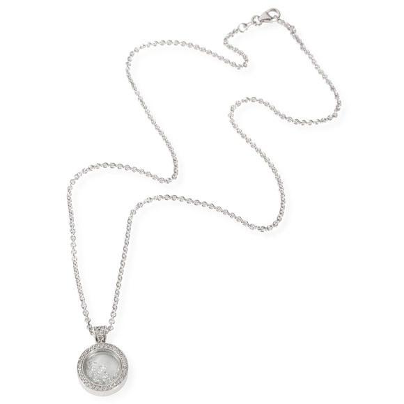 Jason of Beverly Hills Floating Diamond Circle Pendant in 18K Gold 0.55 CTW - Picture 2 of 3